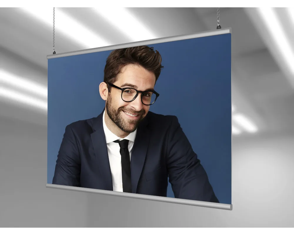 Standard plakātu sliedes 85 cm - sudraba — foto 3
