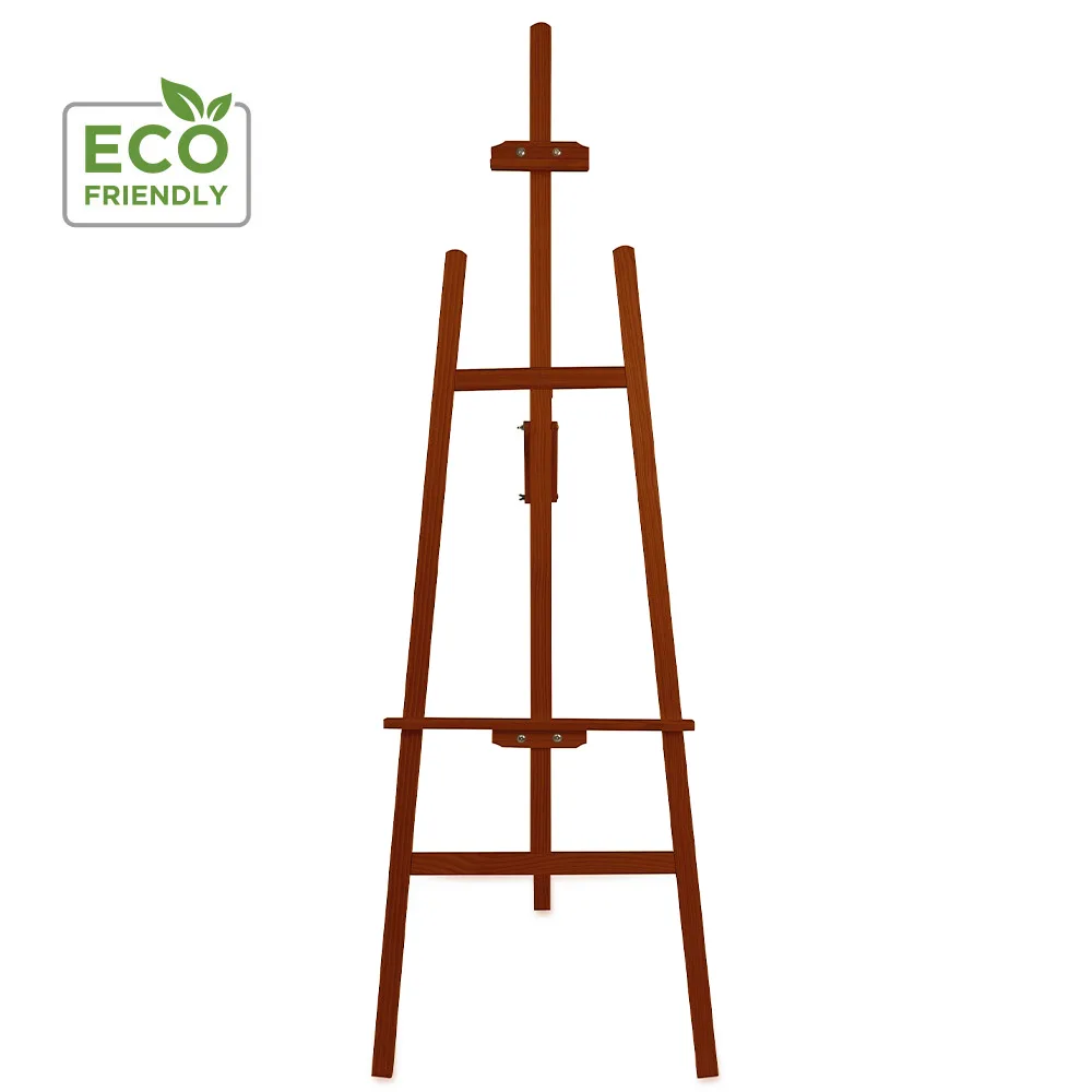 Wooden easel - mahogany