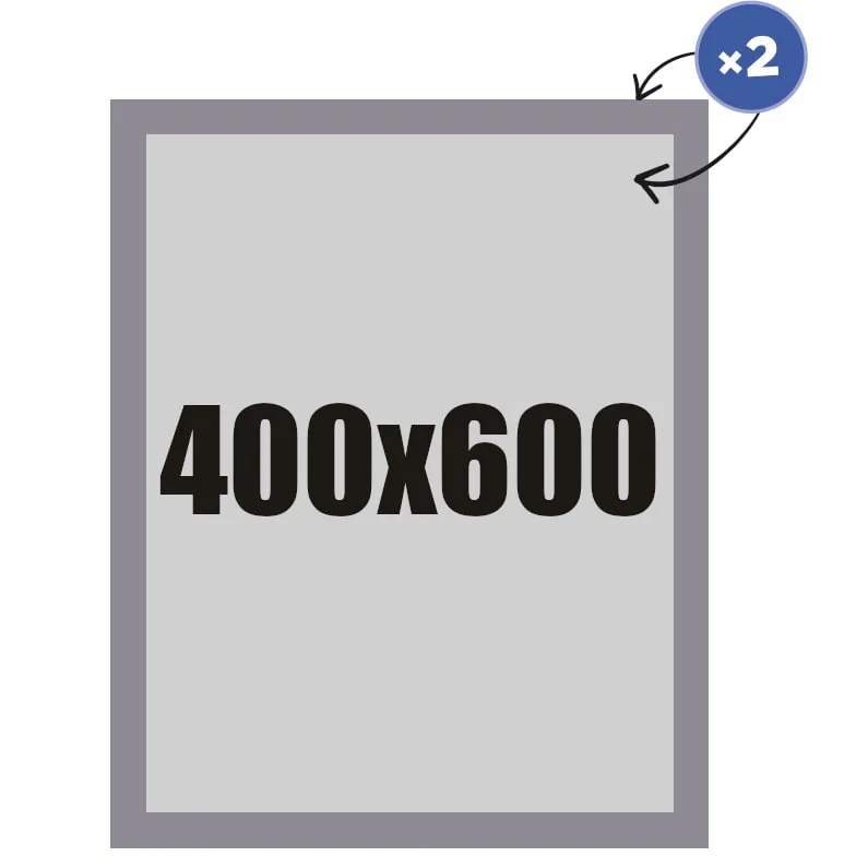 Reversā magnetiskā rāmis 400x600 mm – sudrabs — foto 5