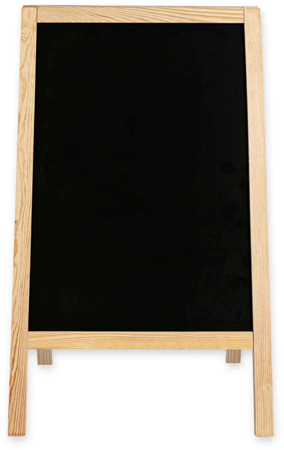 Chalkboard trotuāra zīme Classic S (51x90 cm) – naturala — foto 5