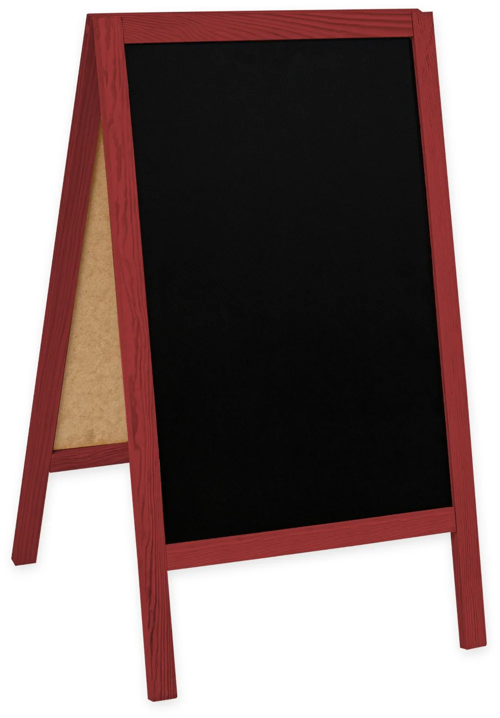 Chalkboard trotuāra zīme Classic S (51x90 cm) – sarkans — foto 4