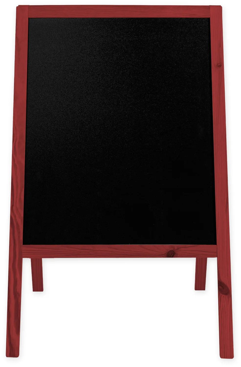 Chalkboard trotuāra zīme Classic M (60x100 cm) – sarkans — foto 3