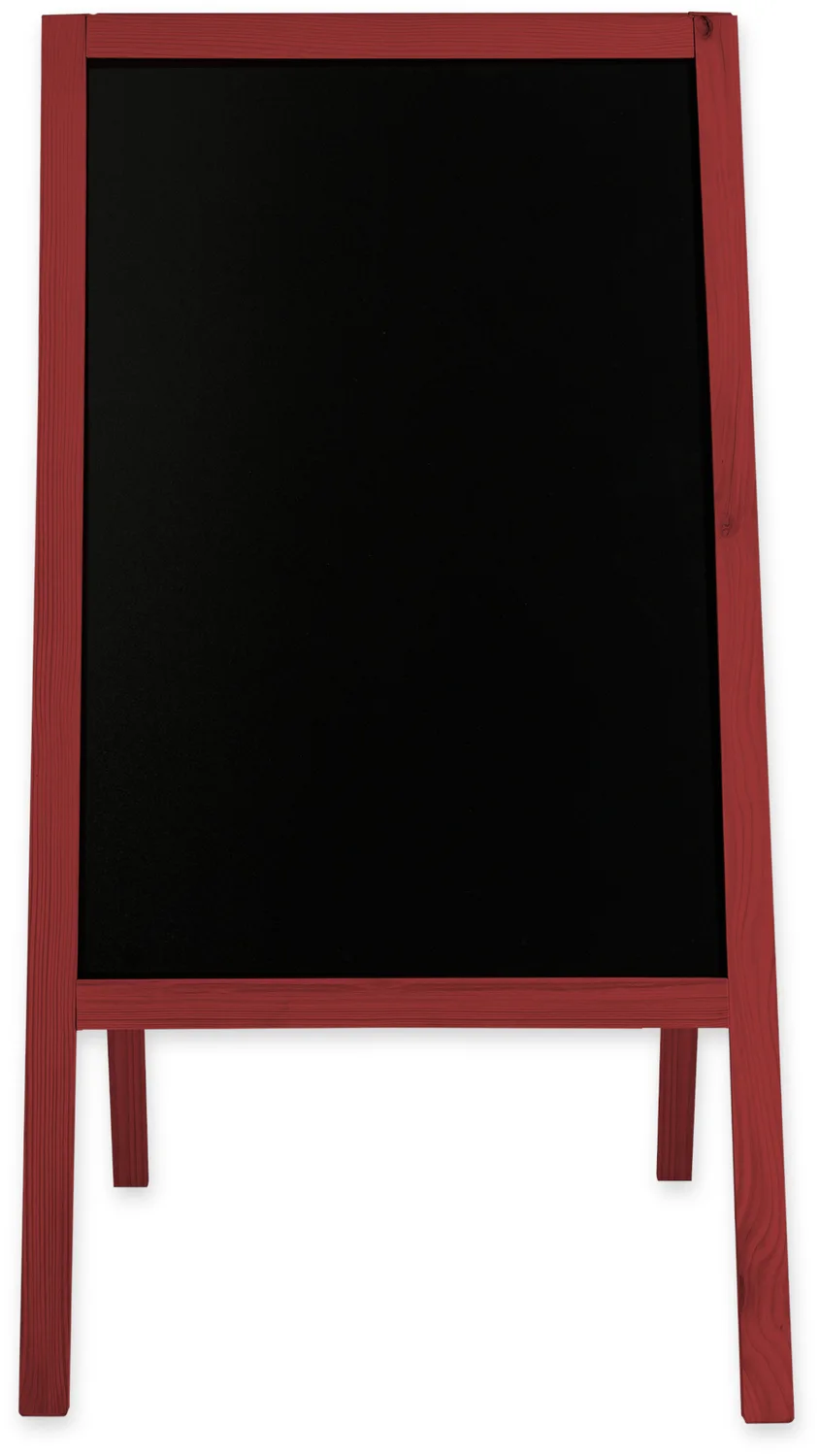 Chalkboard trotuāra zīme Classic L (61x118 cm) – sarkans — foto 3