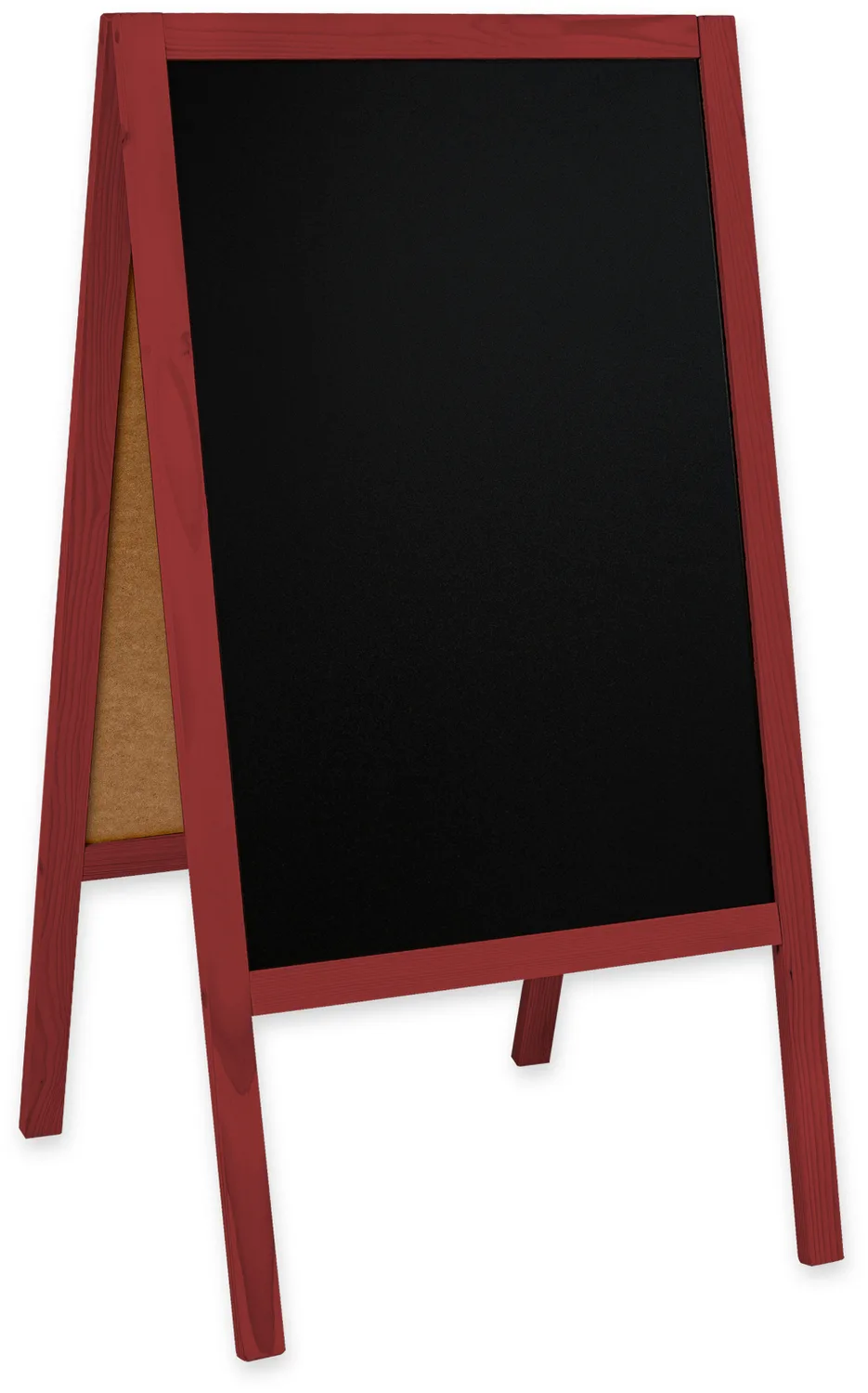 Chalkboard trotuāra zīme Classic L (61x118 cm) – sarkans — foto 4