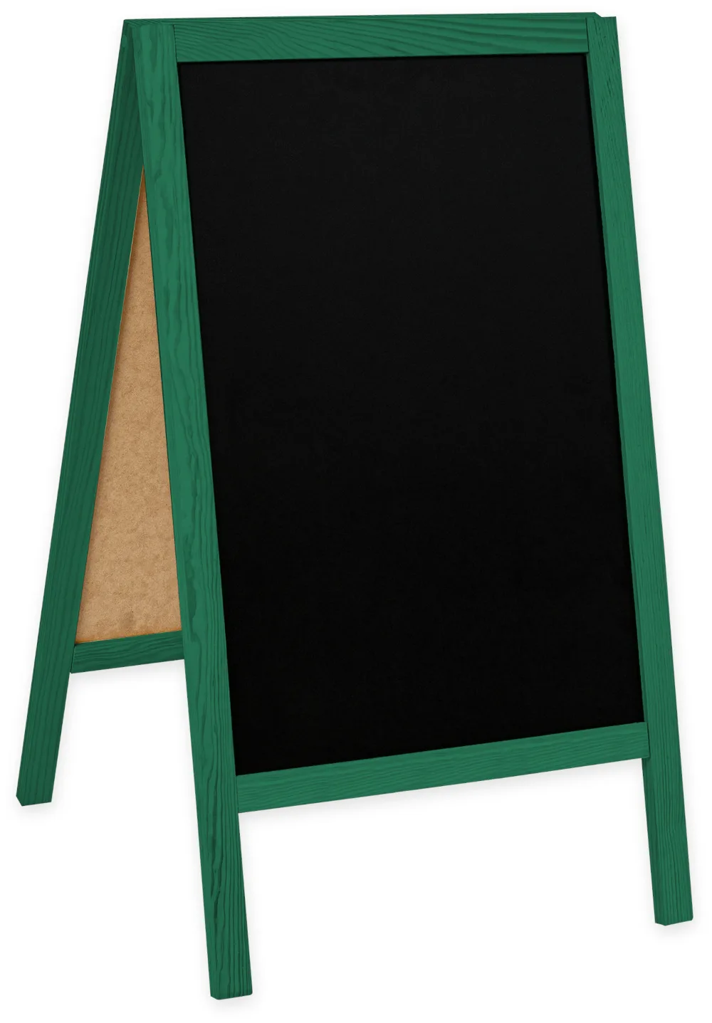 Chalkboard trotuāra zīme Classic S (51x90 cm) – zaļš — foto 4