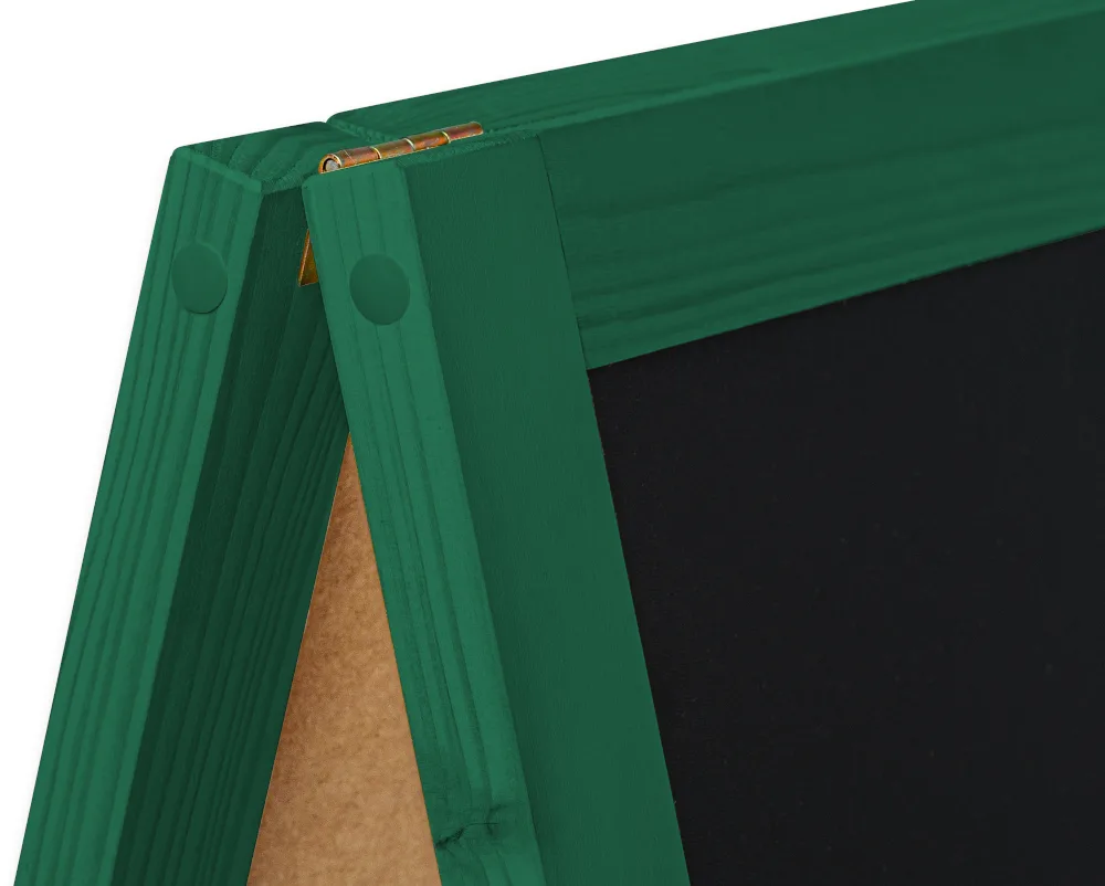 Chalkboard trotuāra zīme Classic S (51x90 cm) – zaļš — foto 6
