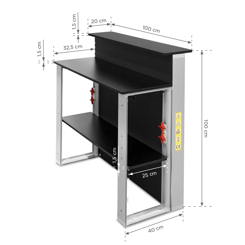 LED BOX™ skaitītājs ar plauktu — foto 12