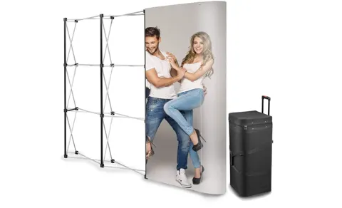 POP UP Straight 3x3 in a trolley case