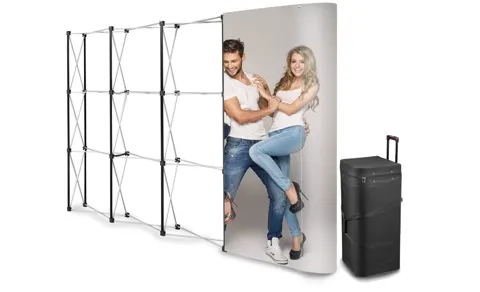 POP UP Straight 3x4 in a trolley case