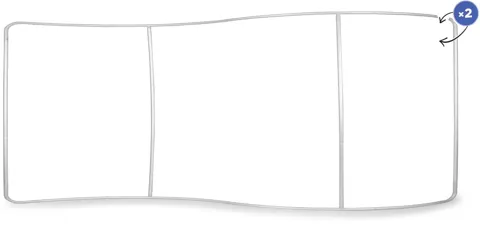 Atlantis Tube S-shape 650x230