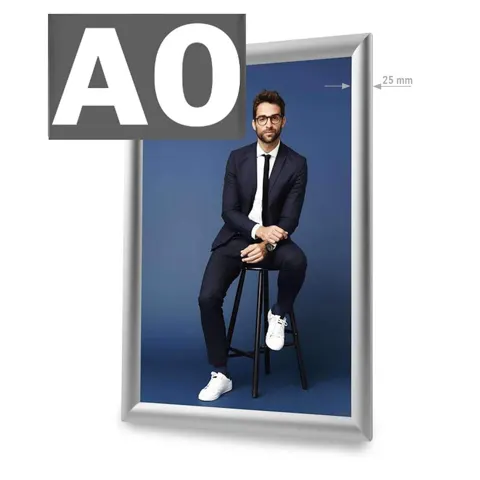 Snap frame Standard A0 (silver)