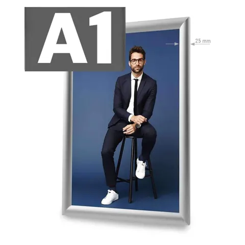 Snap frame Standard A1 (silver)