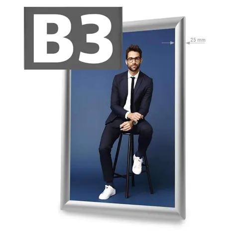 Snap frame Standard B3 (silver)