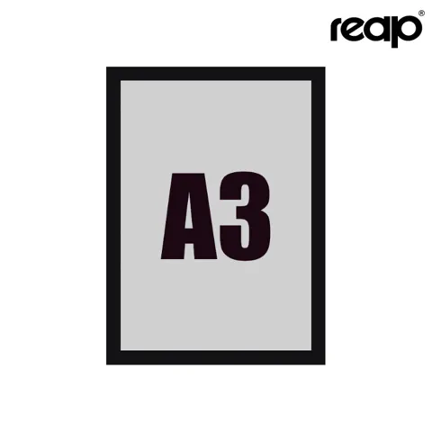 Magnetic frame A3 (black)