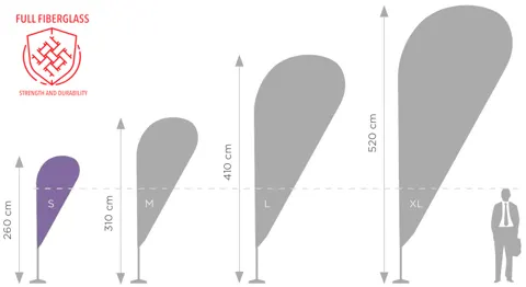 PRO Flagpole "S" - 290 cm