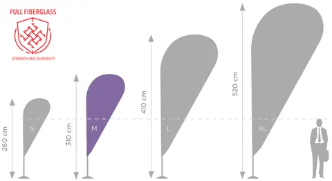 PRO Flagpole "M" - 340 cm