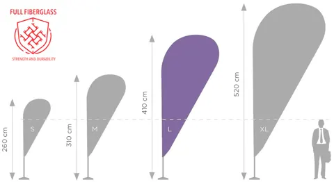 PRO Flagpole "L" - 450 cm