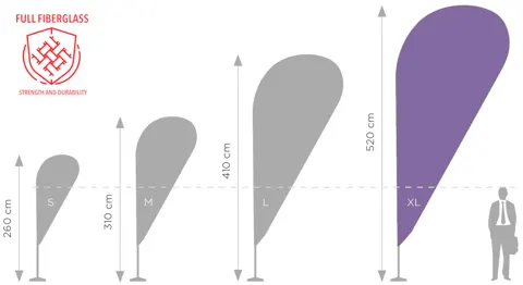 PRO Flagpole "XL" - 560 cm