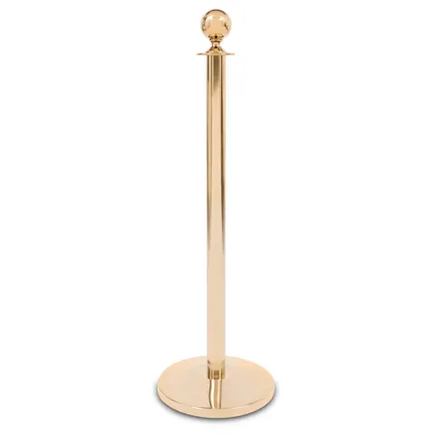 Hotel barrier post "ROYAL" - golden