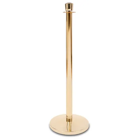 Hotel barrier post "MODERN" - golden