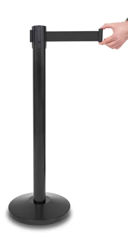 Barrier post "PREMIUM" - BLACK MATE, BLACK BELT
