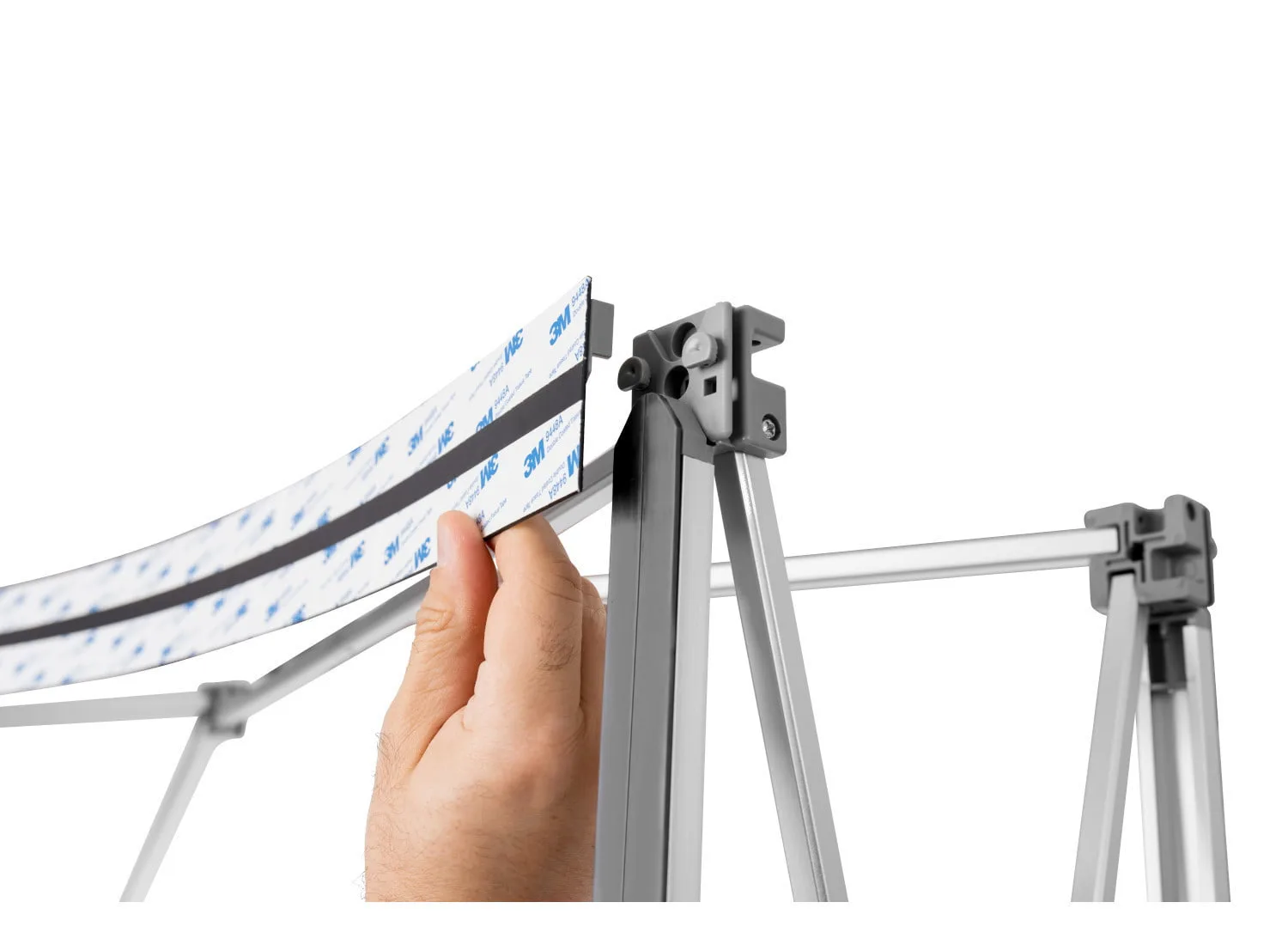 Magnetic Standard Pop Up wall - 3x3, arc, in a case counter — foto 10
