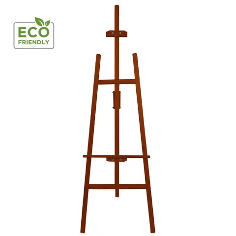 Wooden easel - mahogany