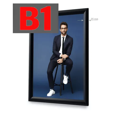 Snap frame Standard B1 - black