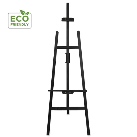 Wooden easel - black