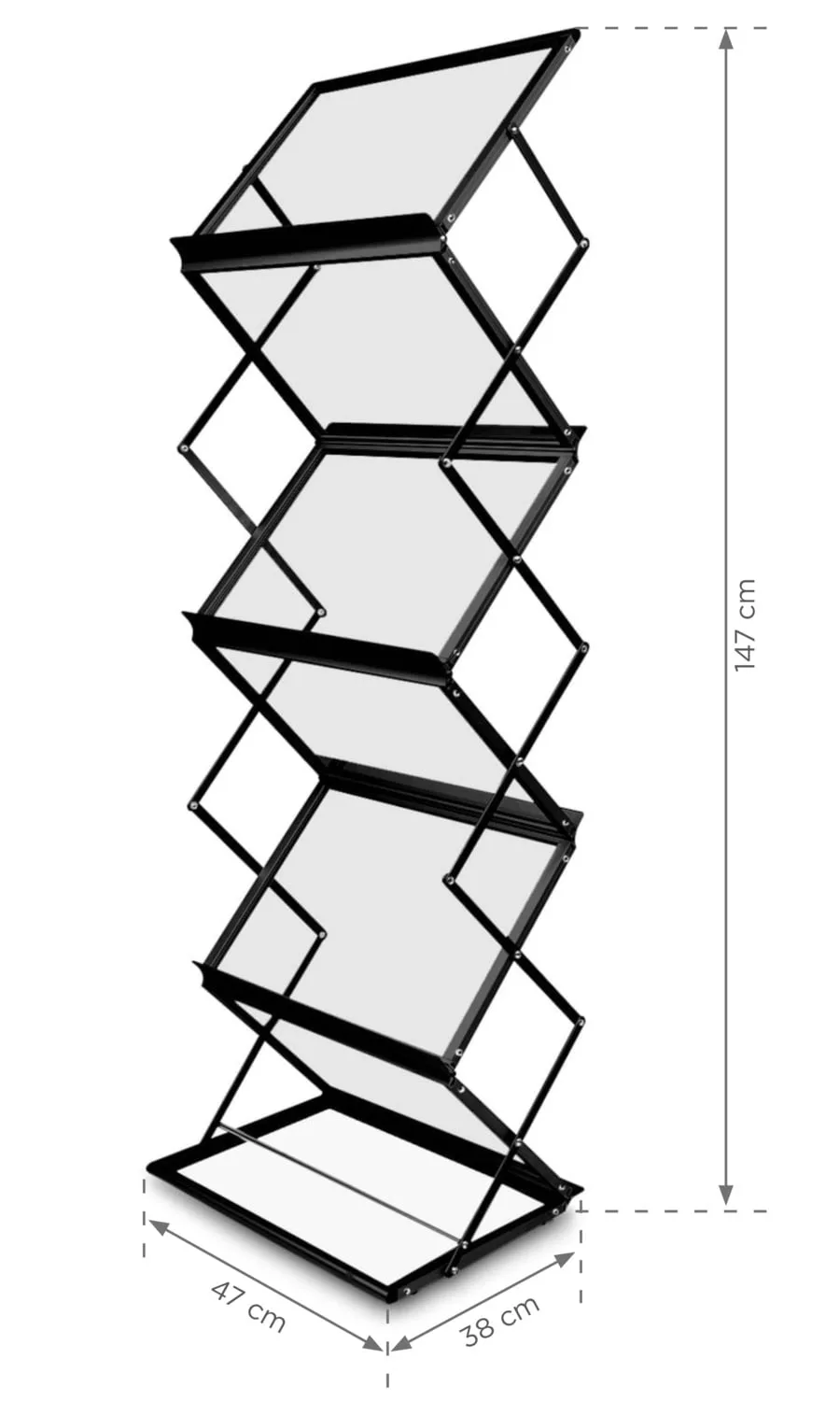 Montana brochure holder A3 in a case - black — foto 7