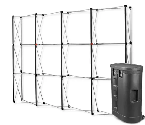 Premium Magnetic Pop Up wall 3x4 straight in a case counter