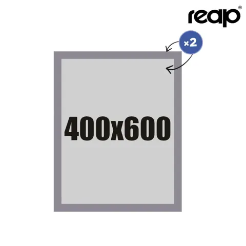 Reverse Magnetic Frame 400x600 mm - silver