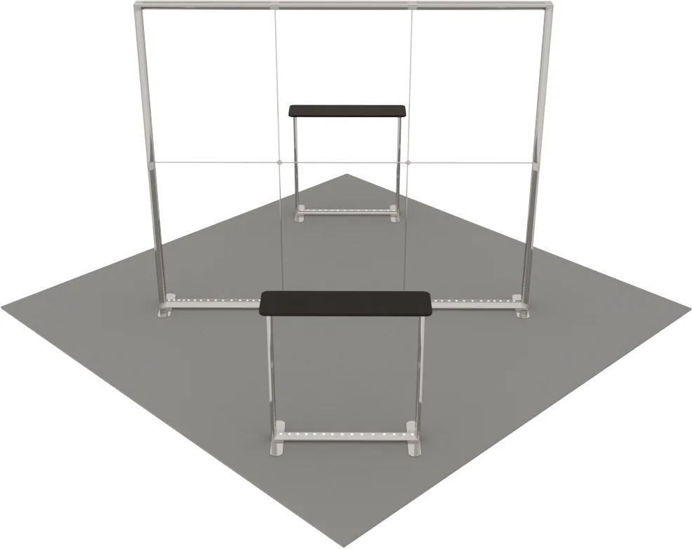 LUNIX™ exhibition booth 16 m² (4x4) island — foto 6