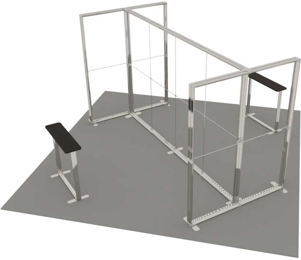 LUNIX™ exhibition booth 25 m² (5x5) island — foto 3