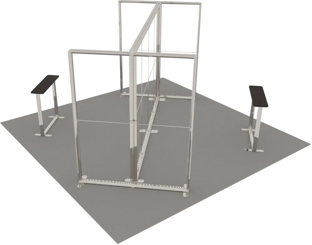 LUNIX™ exhibition booth 25 m² (5x5) island — foto 4