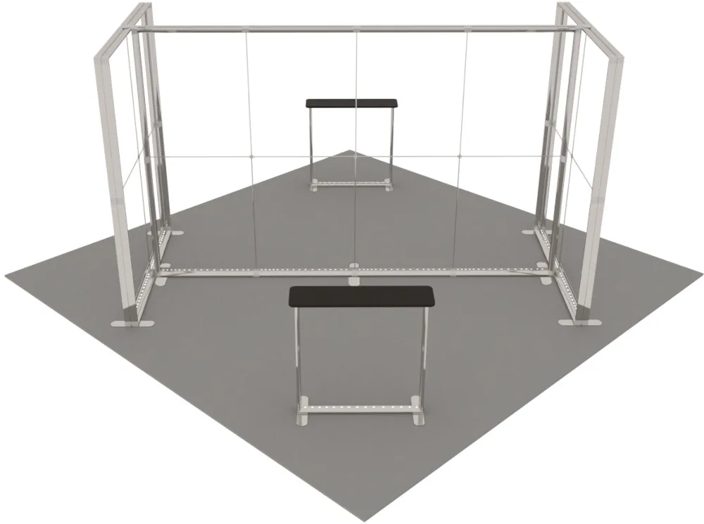 LUNIX™ exhibition booth 25 m² (5x5) island — foto 6