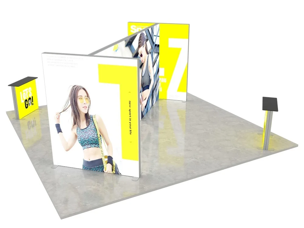 LUNIX™ exhibition booth 25 m² (5x5) island — foto 7