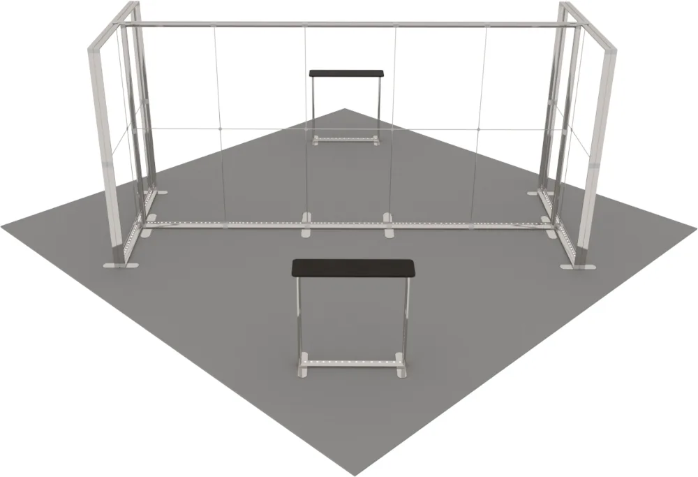 LUNIX™ exhibition booth 36 m² (6x6) island — foto 3