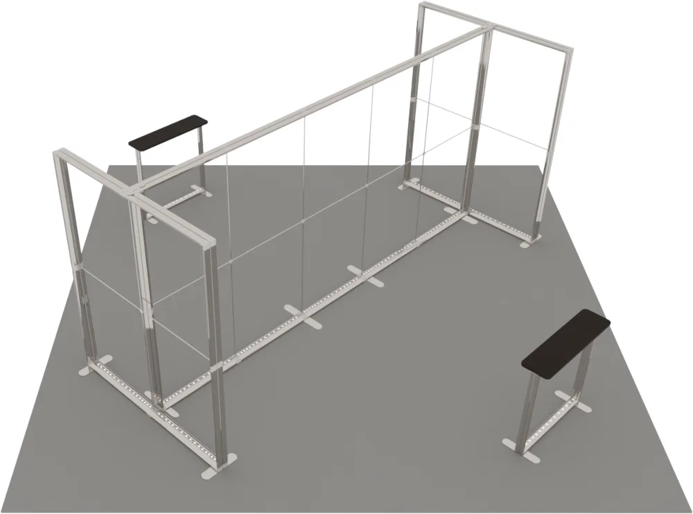 LUNIX™ exhibition booth 36 m² (6x6) island — foto 4