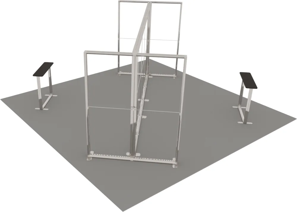 LUNIX™ exhibition booth 36 m² (6x6) island — foto 5