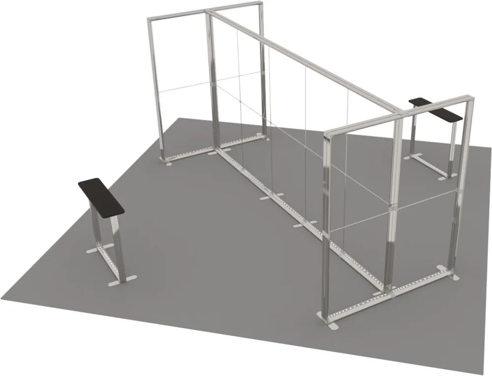 LUNIX™ exhibition booth 36 m² (6x6) island — foto 6