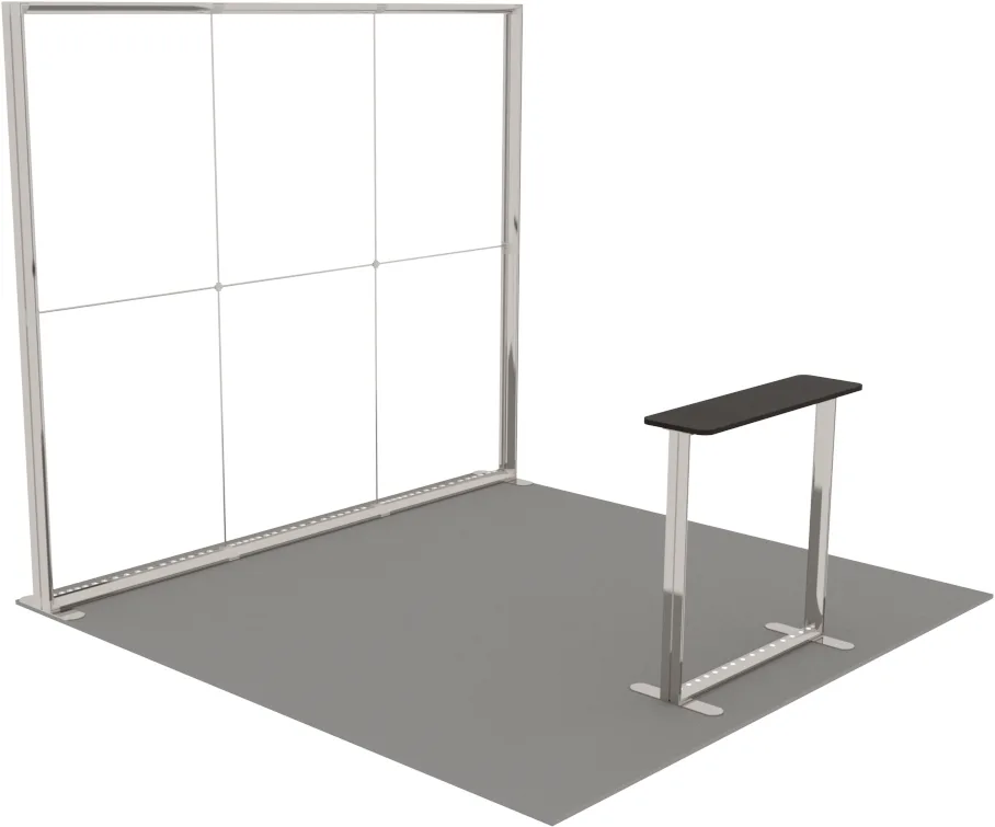 LUNIX™ exhibition booth 9 m² (3x3) peninsula — foto 5