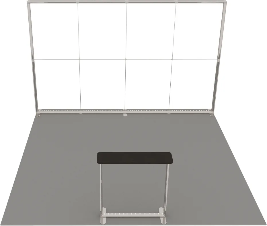 LUNIX™ izstādes stends 16 m² (4x4), pussala — foto 6