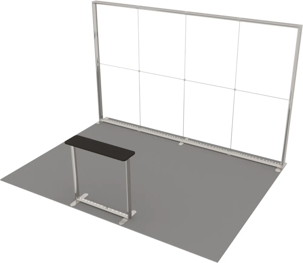 LUNIX™ izstādes stends 12 m² (4x3), pussala — foto 3