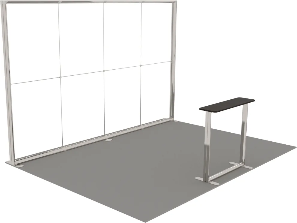 LUNIX™ izstādes stends 12 m² (4x3), pussala — foto 5