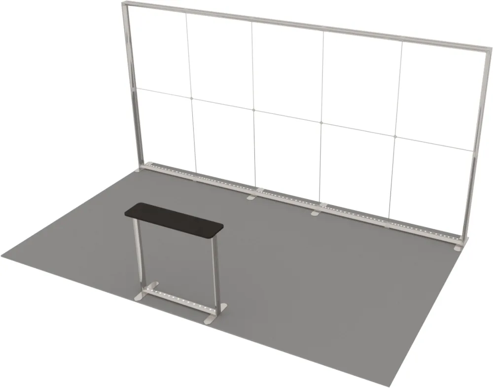 LUNIX™ exhibition booth 15 m² (5x3) peninsula — foto 3