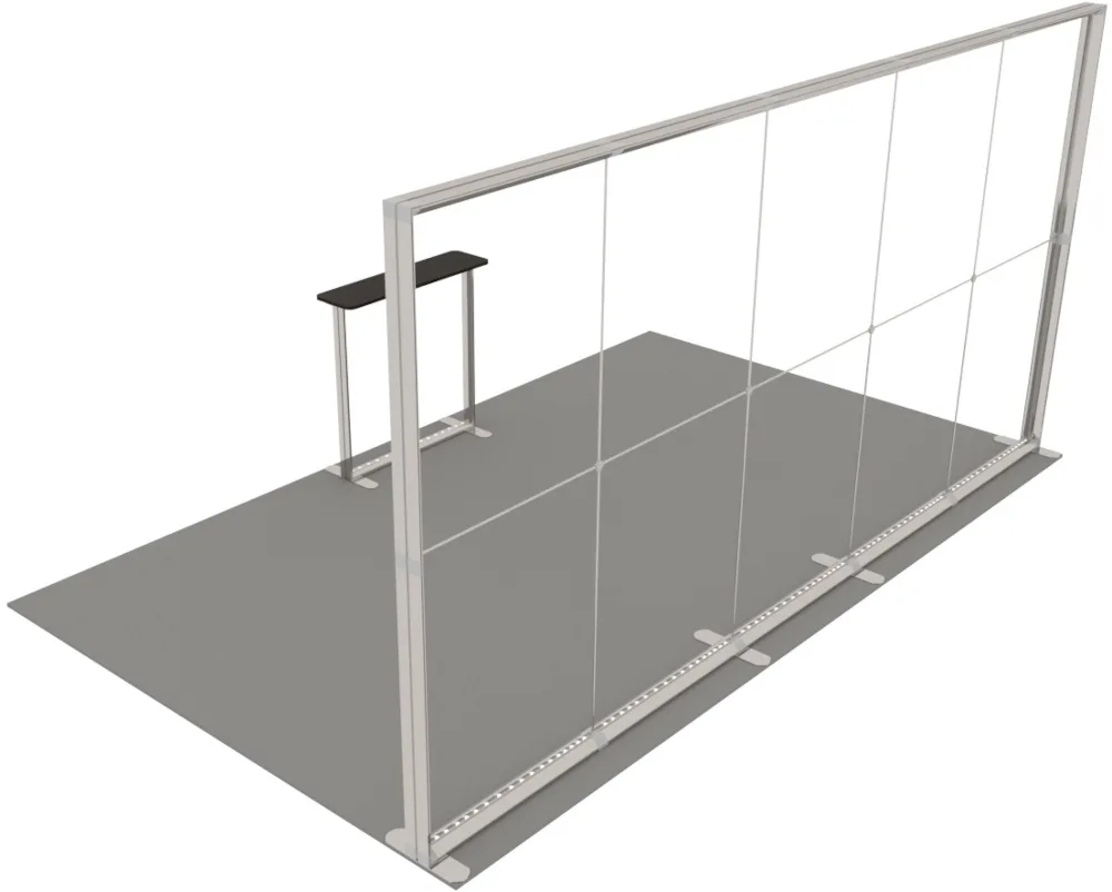 LUNIX™ exhibition booth 15 m² (5x3) peninsula — foto 4