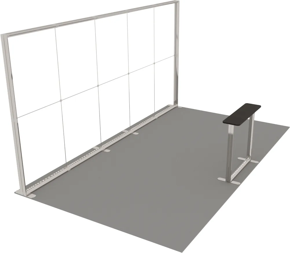 LUNIX™ exhibition booth 15 m² (5x3) peninsula — foto 6