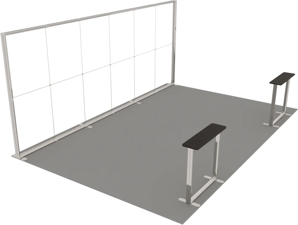 LUNIX™ izstādes stends 24 m² (6x4), pussala – 2 letes — foto 6