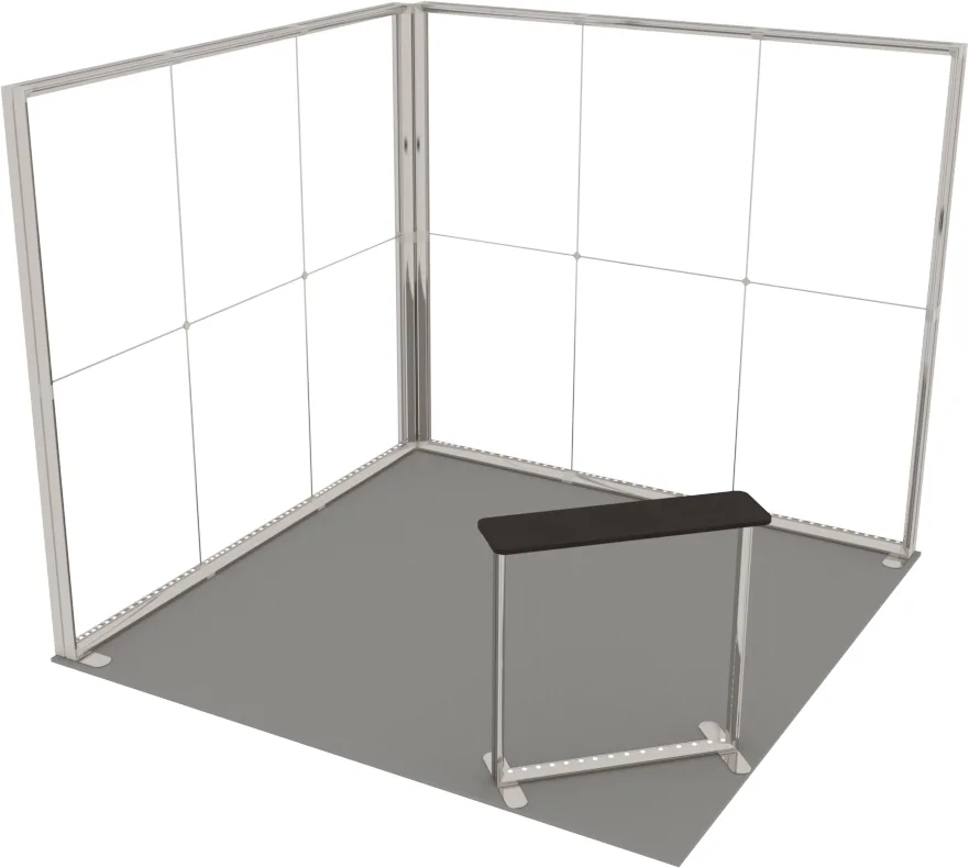 LUNIX™ exhibition booth 9 m² (3x3) corner — foto 6